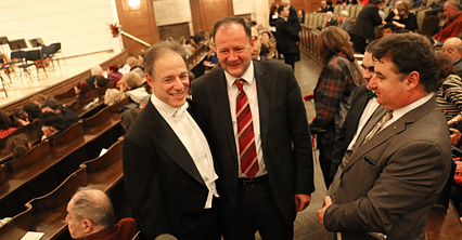 Eminent musician Ricardo Averbach - guest conductor of the third concert of music events cycle dedicated to the 135th anniversary of the modern Bulgarian state Eminent musician Ricardo Averbach - guest conductor of the third concert of music events cycle dedicated to the 135th anniversary of the modern Bulgarian state